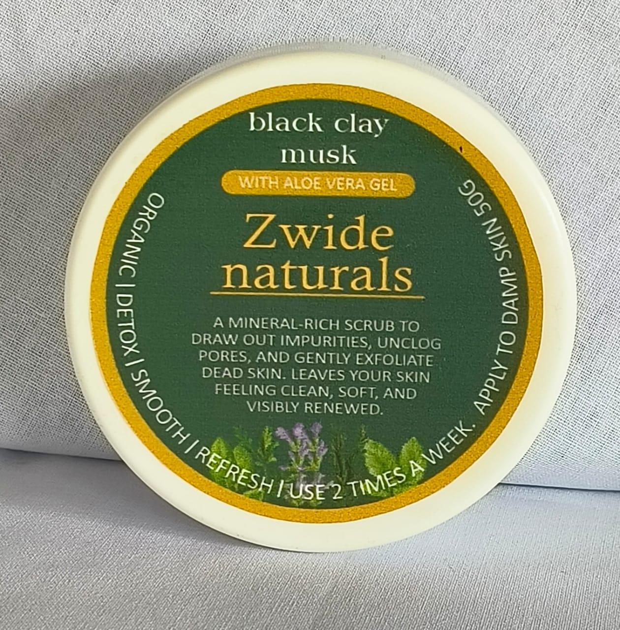 Zwide naturals ( black clay face musk)